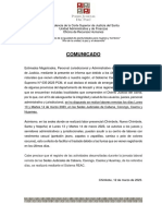 Comunicado - Labor Remota Por Estado de Emergencia