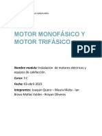 Circuito Monofásico de Un Motor