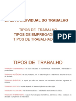 TIPOS DE EMPREGADORES e TRABALHADORES 2020