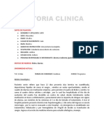Historia Clinica-Leptospirosis-Infectologia