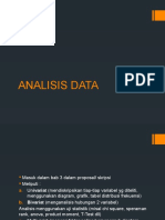 Materi 11 # Analisis Data Sampai Saran Penelitian