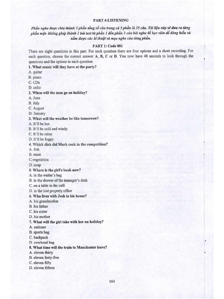 Vstep Listening Practice Pdf