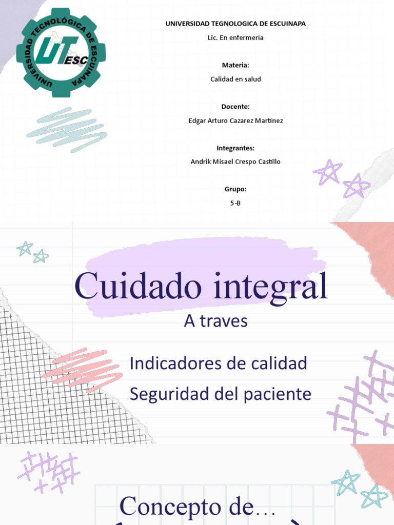 Indicadores de Calidad en Salud y Seguridad | PDF | Seguridad del ...
