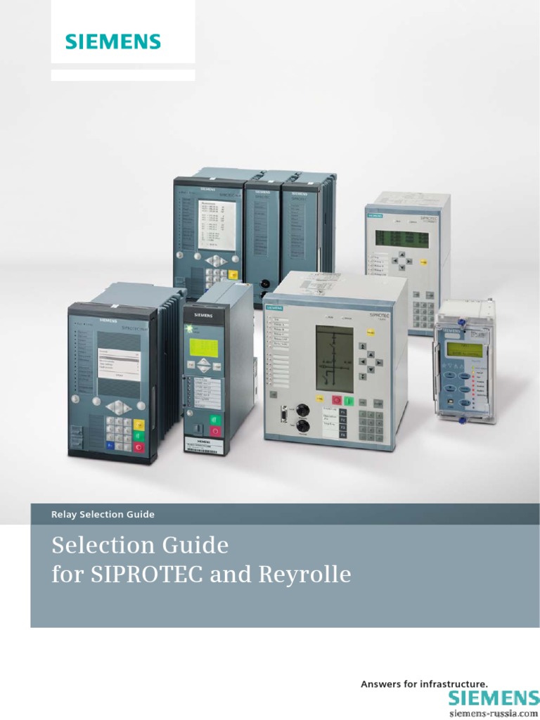 SIEMENS_Relay_Selection_Guide_A1_en | PDF | Electric Power Distribution ...