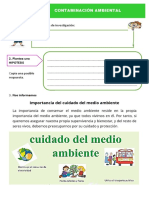 D3 A1 FICHA CT. La Contaminación Ambiental