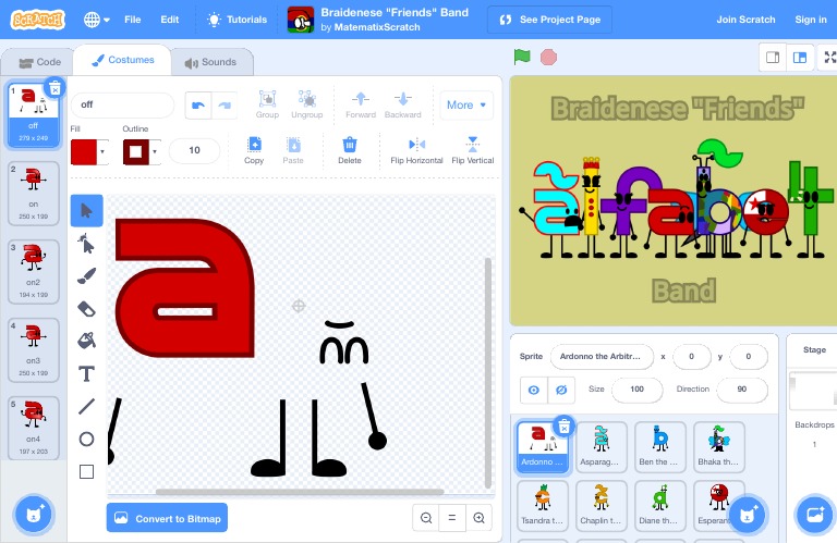 Numberblocks and Alphabet Lore Sprites | PDF
