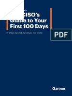 Gartner Cisos Guide To Your First 100 Days