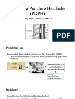 Post Dura Puncture Headache (PDPH) - Edit