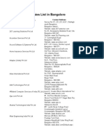 Dokumen - Tips - Software Companies List in Bangalore 558448d377d2d