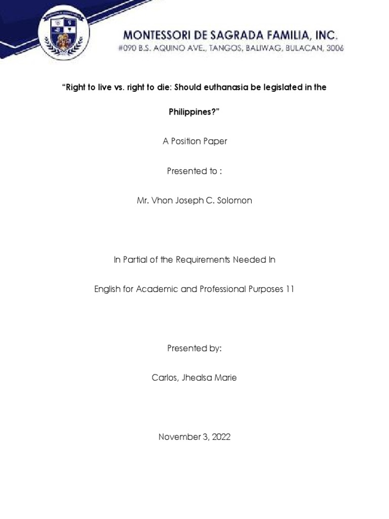 Position Paper | PDF