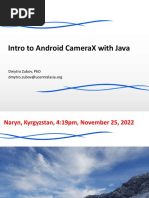 Android CameraX Using Java