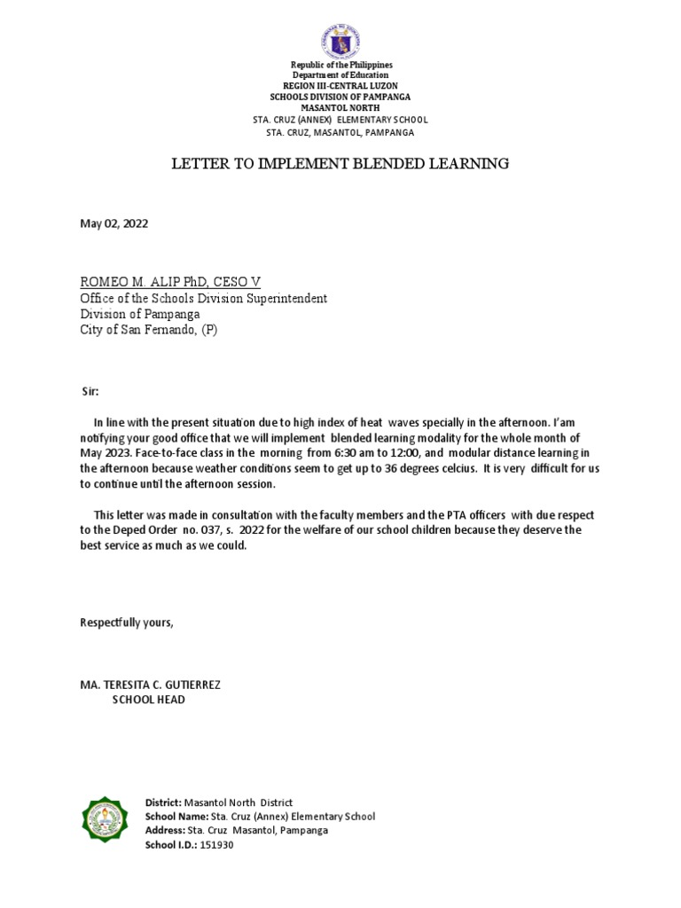 Letter of Suspension PDF