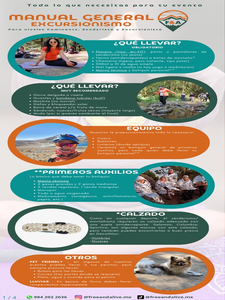 Guía Esencial para Excursionismo | PDF