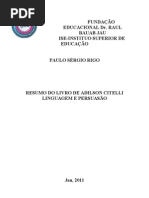 Fichamento de Estudo e Trabalho