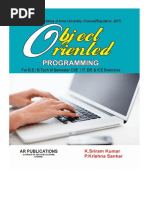 Object Oriented Programming - CS8391