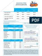 Malaysia Gov & Private - Booking Form 2022 - 2023