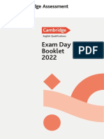 Exam Day Booklet