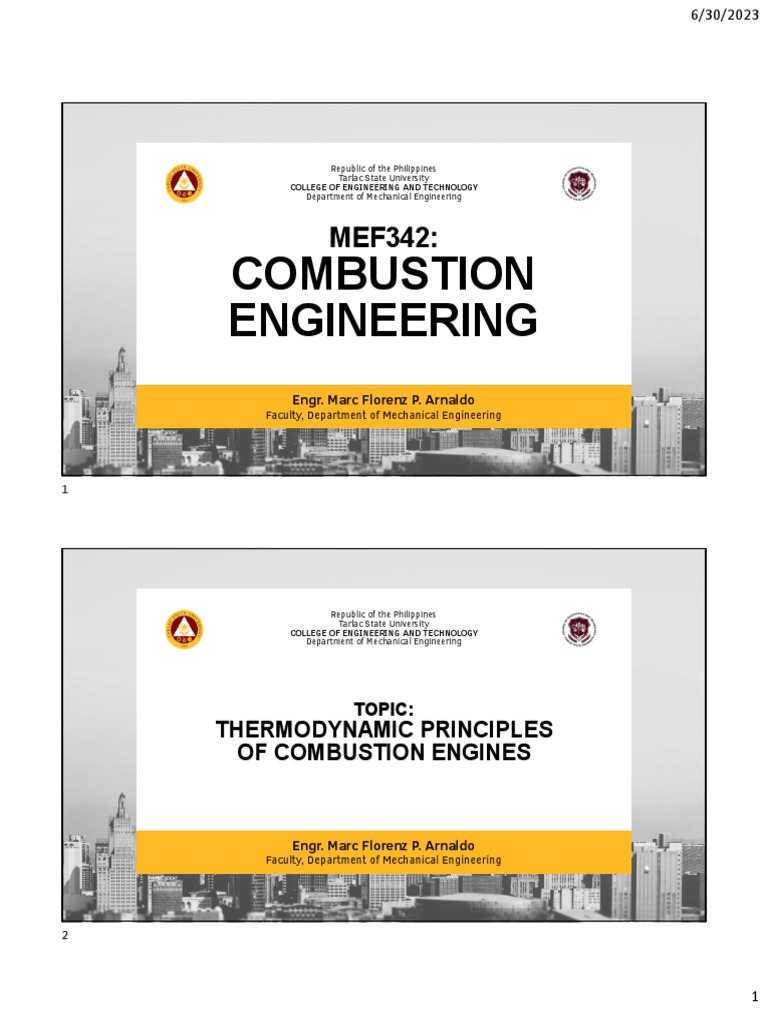 Lecture 2 (Incomplete) | PDF | Diesel Engine | Engines