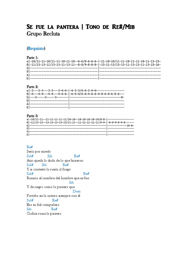 Se Fue La Pantera Pdf