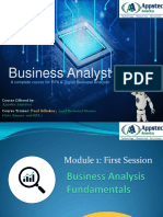 Module1 Business Analysis Fundamentals