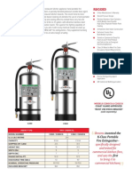 Class K Commercial Kitchen Fire Extinguisher