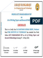 DR.Y.S.R FDP Certificates