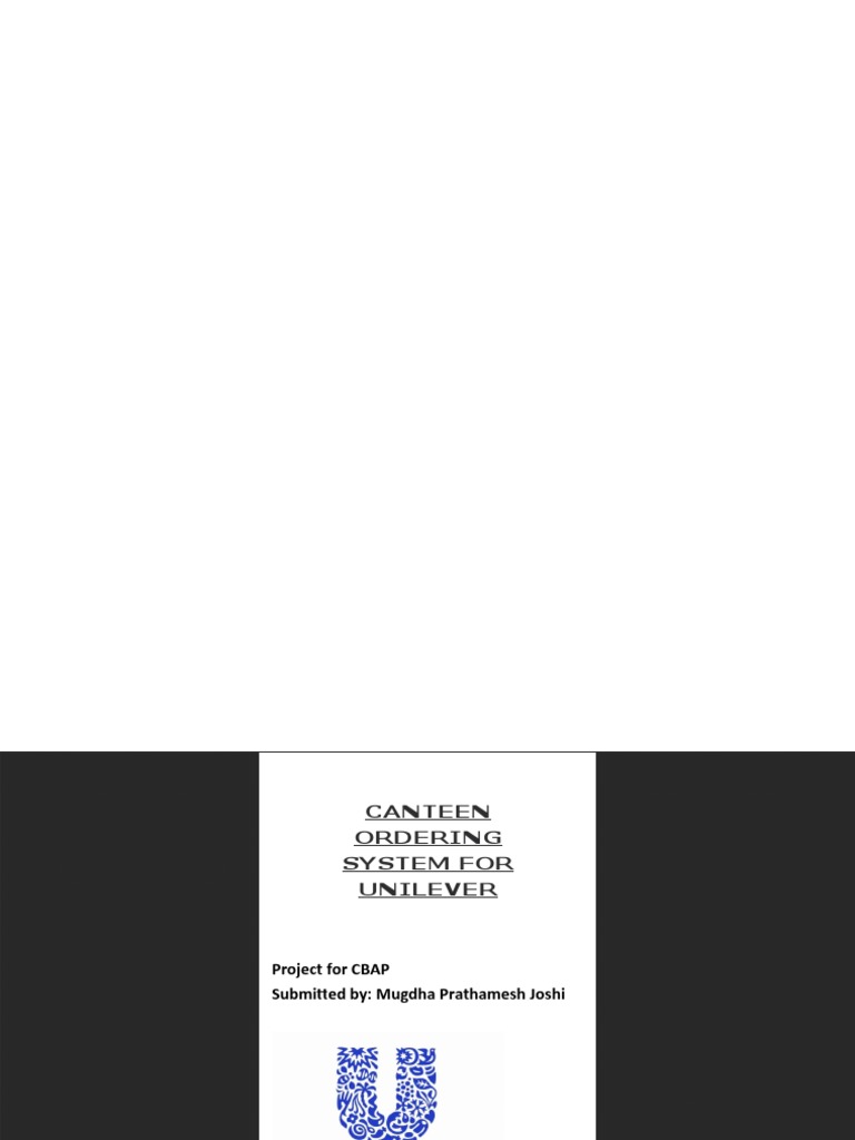 Final Project For Canteen Pdf Conceptual Model Business