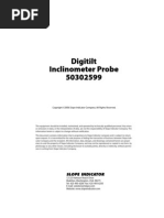 Inclinometer Digitilt Probe Manual