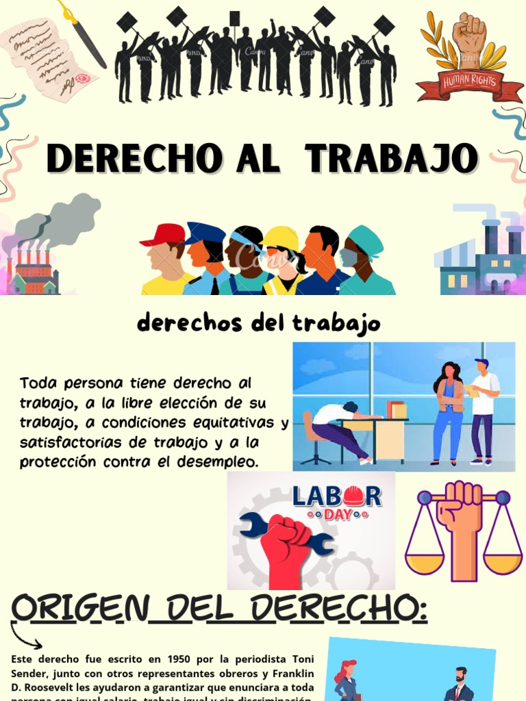 Derechos Del Trabajo | PDF | Sindicato | Etica Aplicada