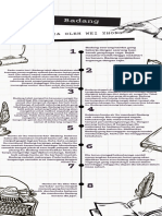 Black and White Hand Drawn Timeline Best Writers Literature Infographic