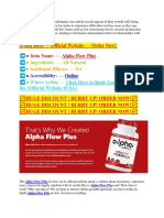Alpha Flow Plus Viral:#USA ( SCAM or LEGIT ) Is It Work or Not?