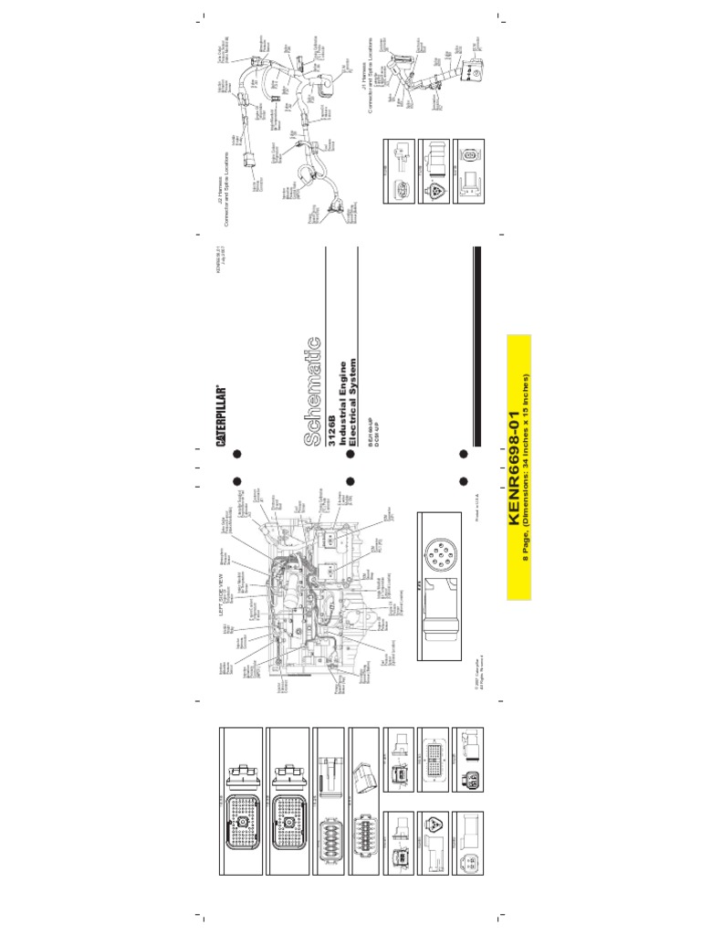 3126 Compressor Schematics | PDF | Fuel Injection | Machines