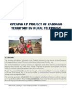 Opening Up Project of Kabongo Territory by Suburban Phone