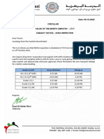 Circular For Notice Khda Inspection Cir - No. 98