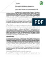 Uso de Enzimas en La Industria Alimentaria