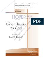 Give Thanks To God: Lloyd Larson
