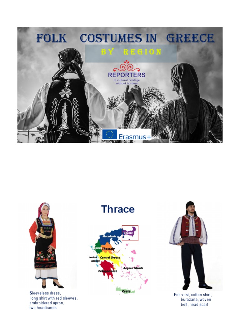 Traditional Costumes of Greece by Region | PDF | Dress Codes | Style