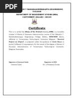 Societal Project Certificate