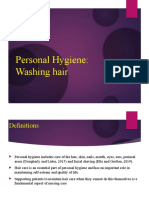 Washing Hair Procedure
