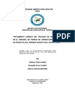 Tratamiento Jurídico Del Proceso de Saneamiento