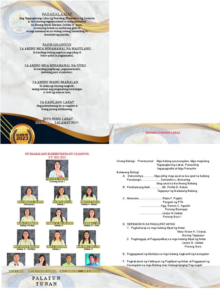 Recognition Program 2023 | PDF