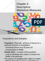 Descriptive Measures (Lý Thuyết + Excel)