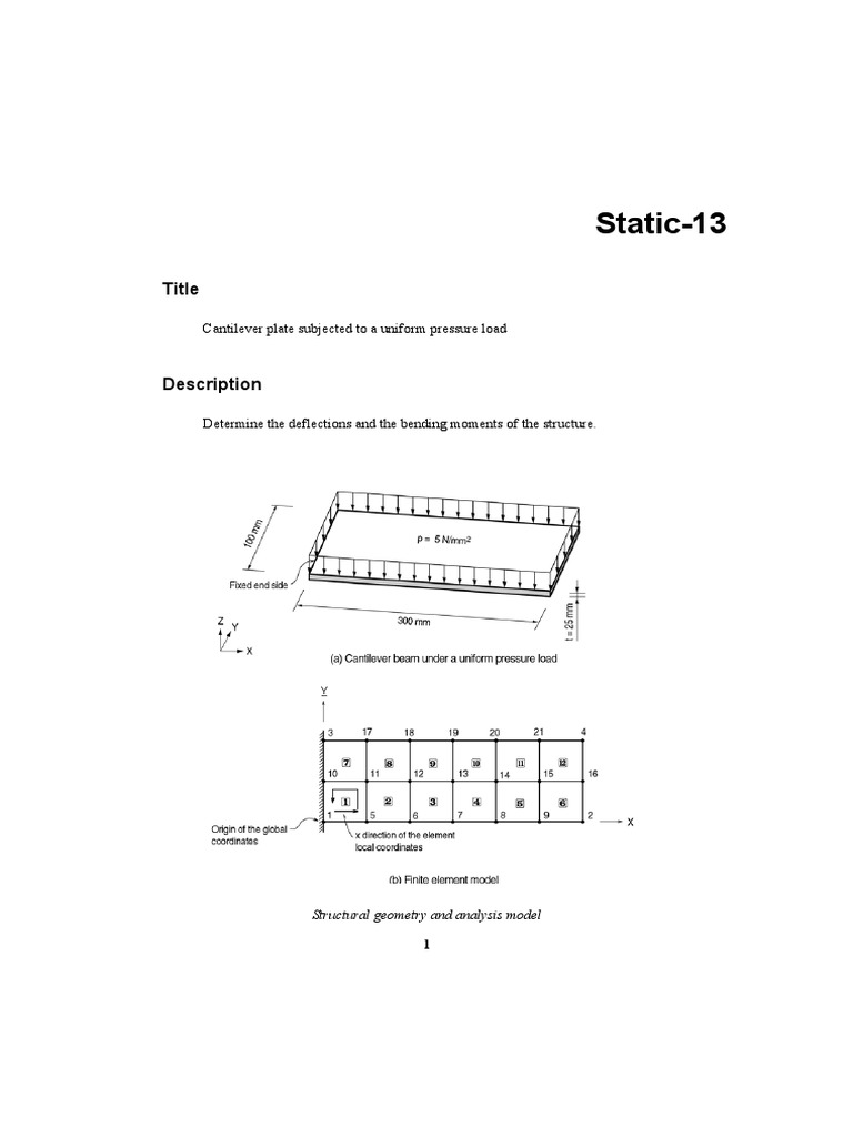 Static 13 PDF Bending Structural Engineering