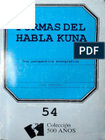 Sherzer (1992) Idioma y Habla en La Sociedad Kuna. Formas Del Habla Kuna (Cap 2)