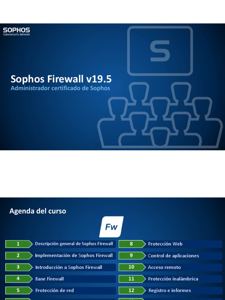 Documentacion Sophos Firewall | PDF | Cortafuegos (informática) | Red ...