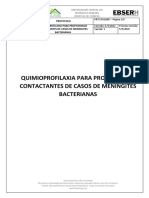 Quimiprofilaxia para Profissionais Contactantes de Casos de Meningite Bacterianafinal