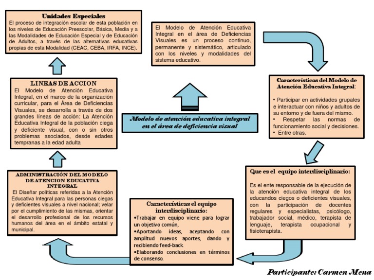 Modelo Integral para Deficiencia Visual | PDF | Educación de la primera ...