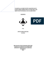 Usulan Penjadwalan Preventive Maintenance Pada Komponen Mesin Press Dengan Metode Age Replacement Di PT Ruhama Jaya Karetind1