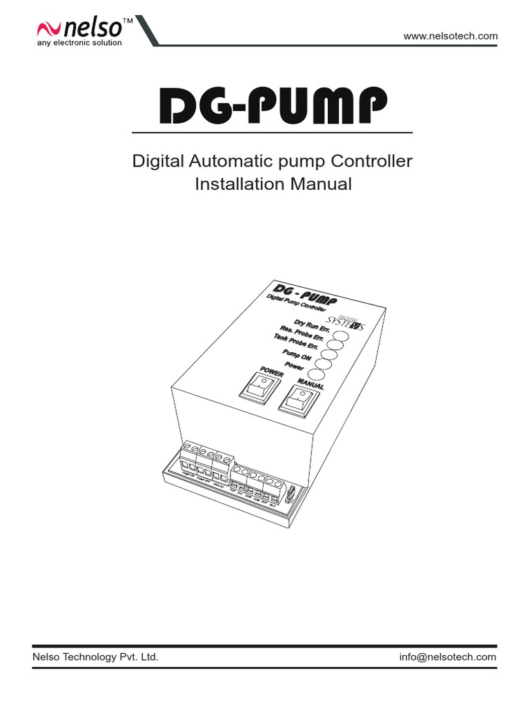 Automatic Water Pump Controller For Up To G 3 Building PDF Relay