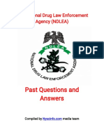 NDLEA Past Questions and Answers PDF